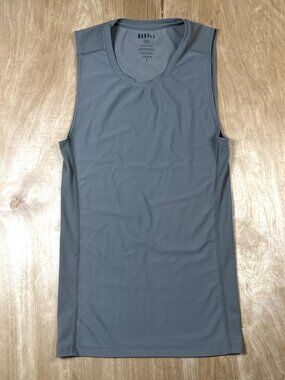 NOBULL Men's Gray Tank Top Medium M Sleeveless Shirt Grey Workout Gym Athletic